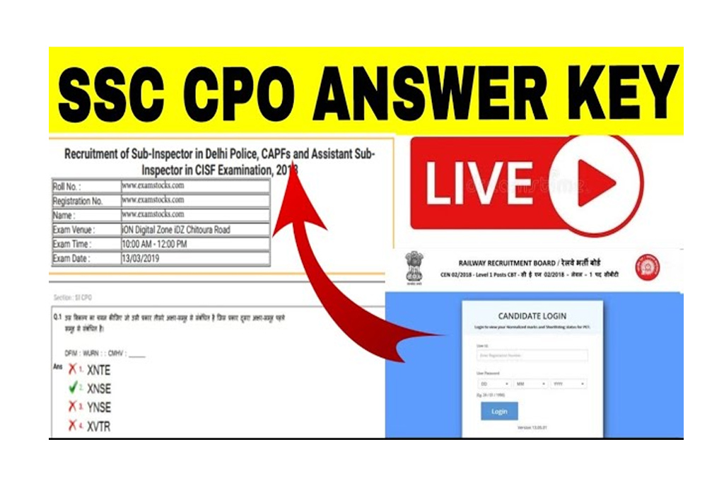 SSC CPO Answer Key